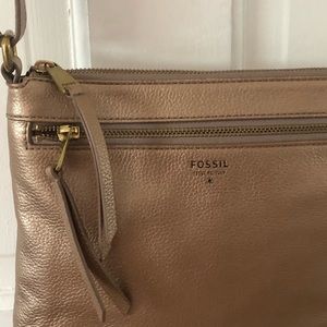 Fossil shoulder bag L10 H9 cream color